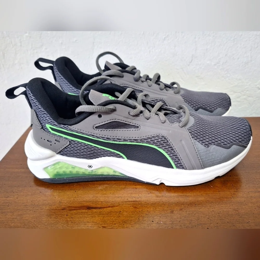 Puma Lqdcell Method Cross Trainer Men's Big Boys Gray Sneakers Size 7